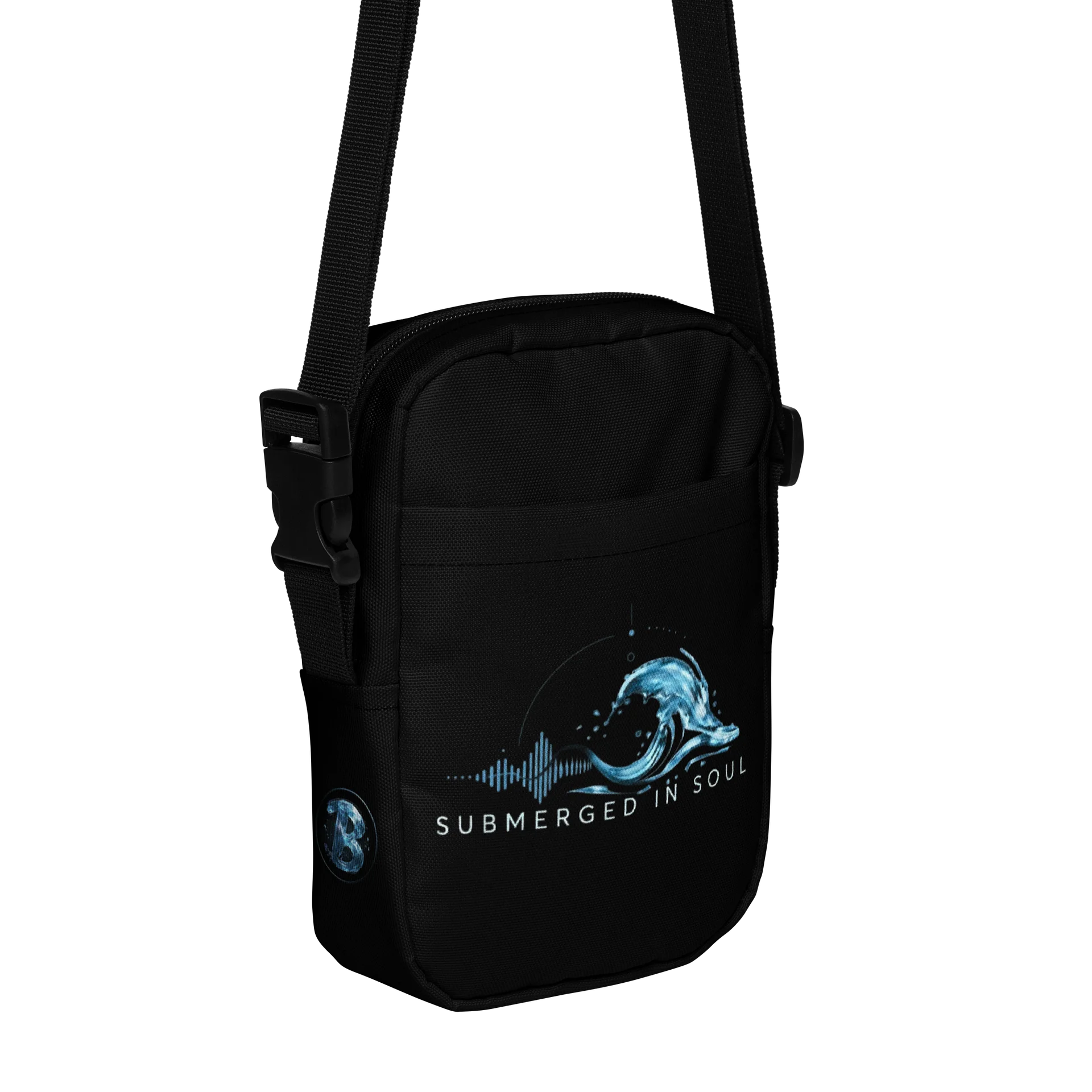 "Submerged in Soul" Crossbody Bag - Black product image (1)