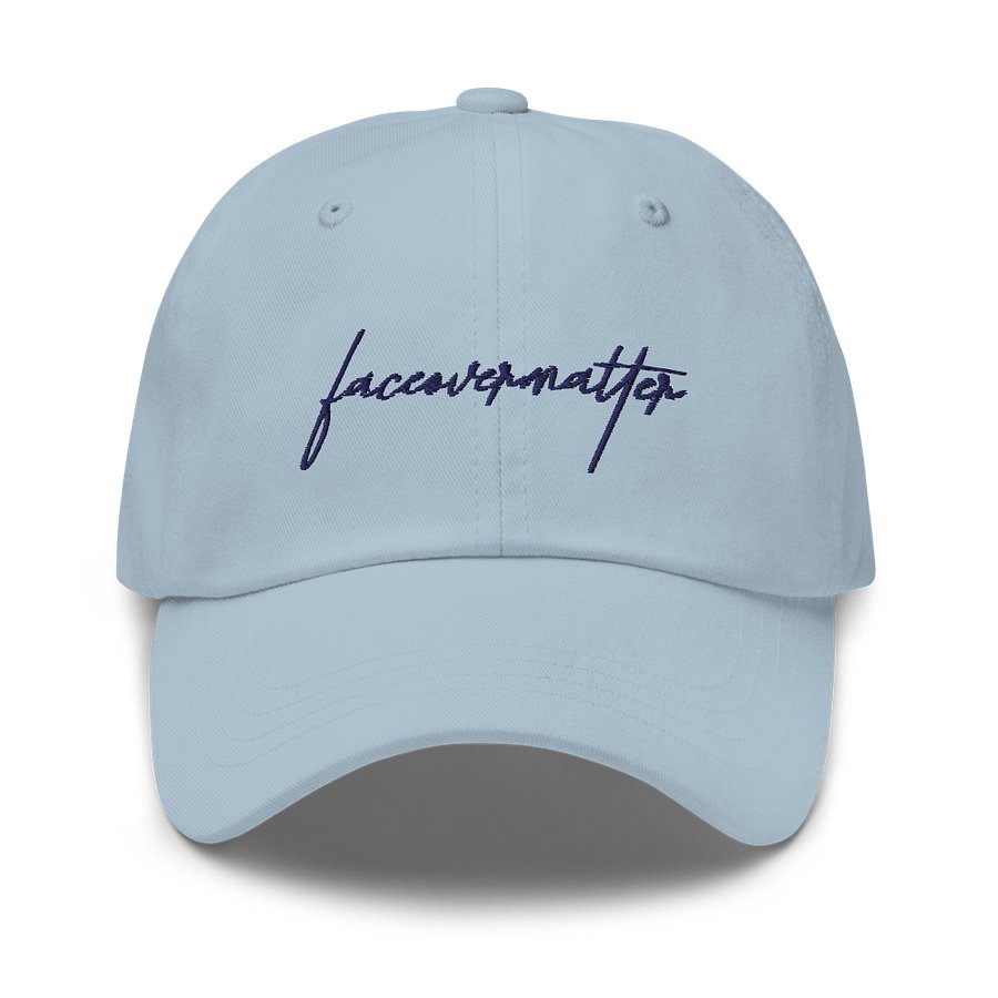 Faceovermatter Dad Hat (Light Blue) product image (2)