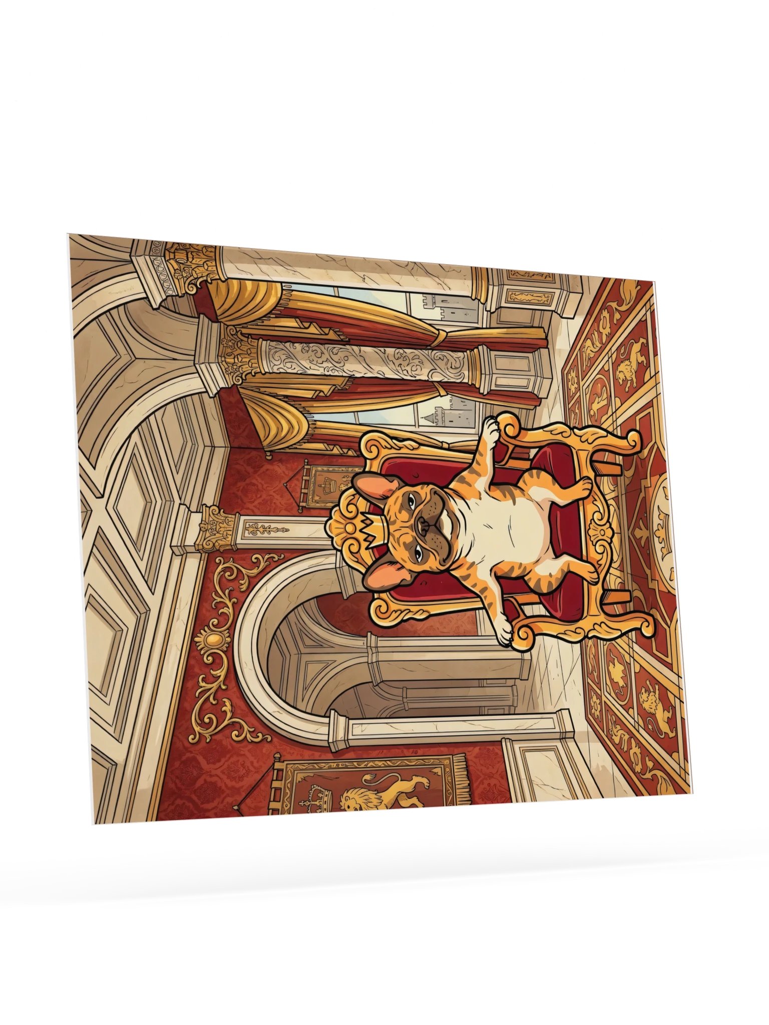 French Bulldog on the Throne Poster product image (23)