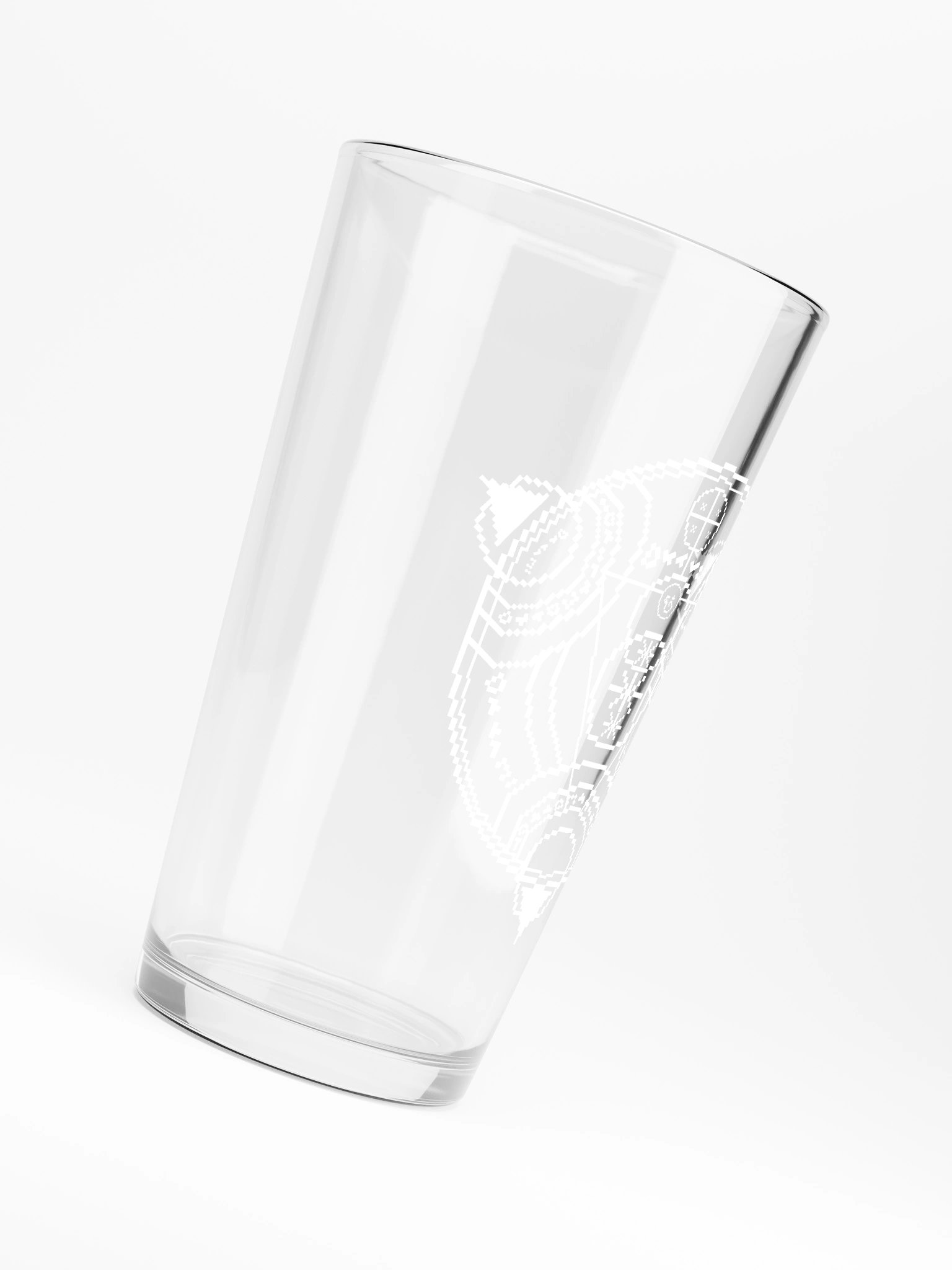Vertigo Radio Live Logo Only Pint Glass: Pixel Edition product image (6)