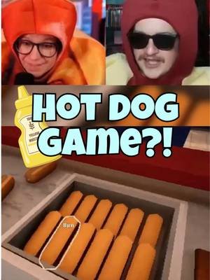 Jerica and Kamen take on the ultimate hot dog shop sim.. Meat Grinder 🌭 Turns out you need to read to play!  #meatgrindergame #keymailer #hotdog #gaming #indiegames 