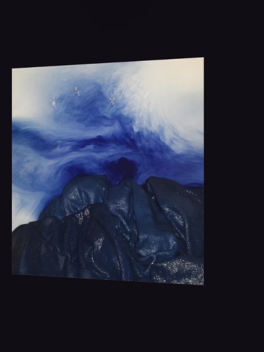 blue ink — desktop wallpaper | from "holding" | eza product image (2)
