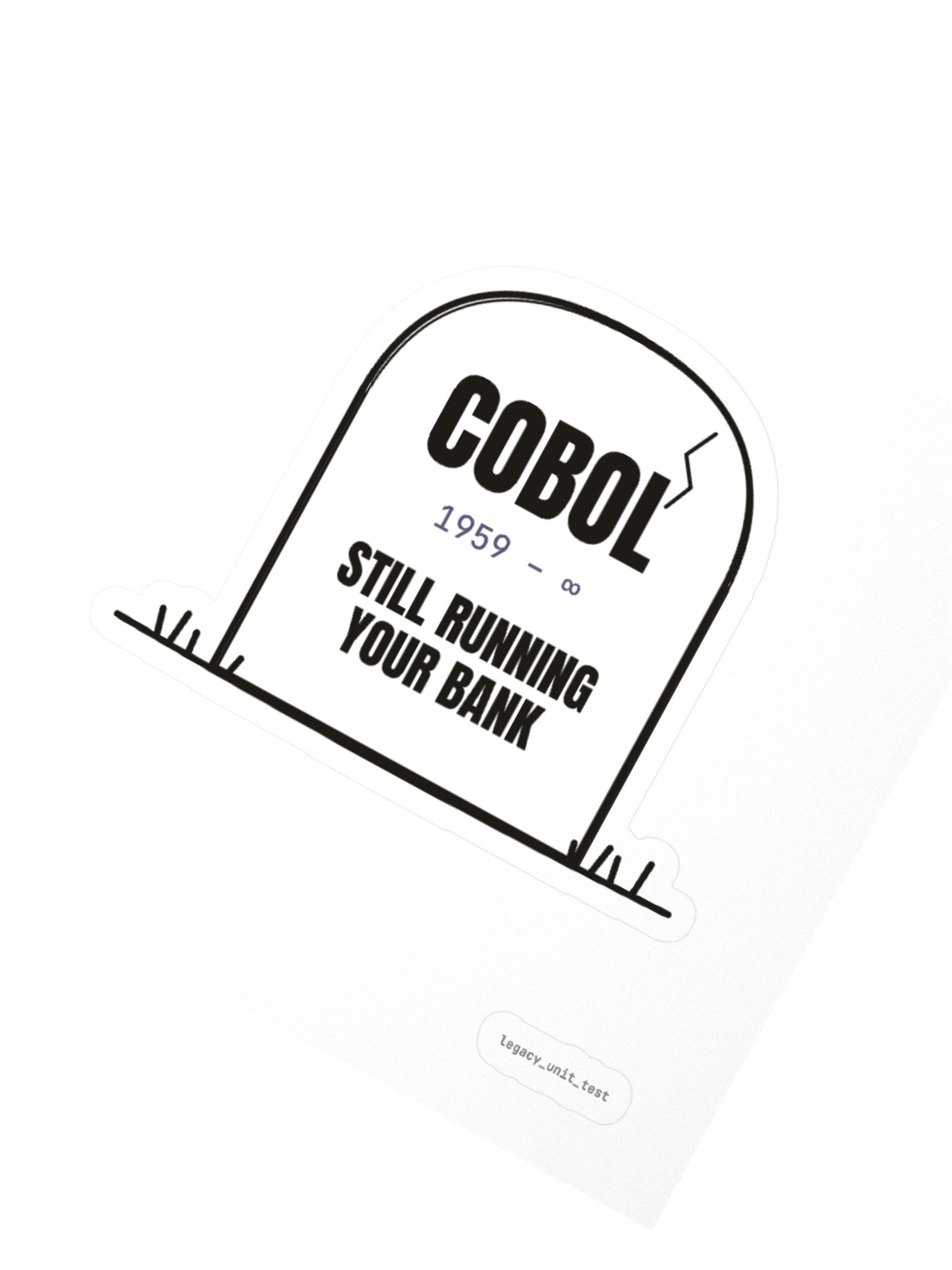 COBOL Tombstone sticker product image (5)