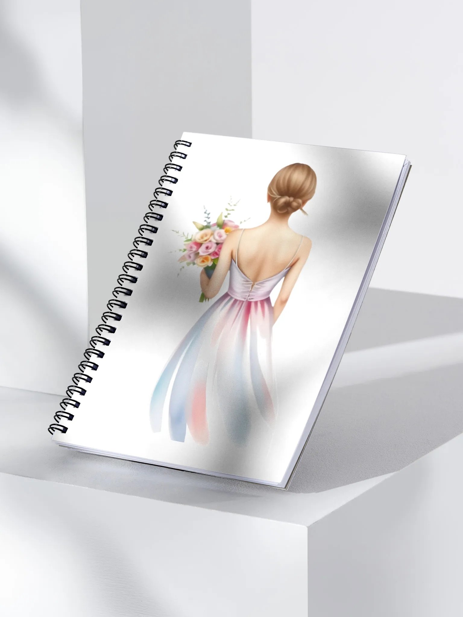 Flower Girl Spiral Doted Notebook product image (3)