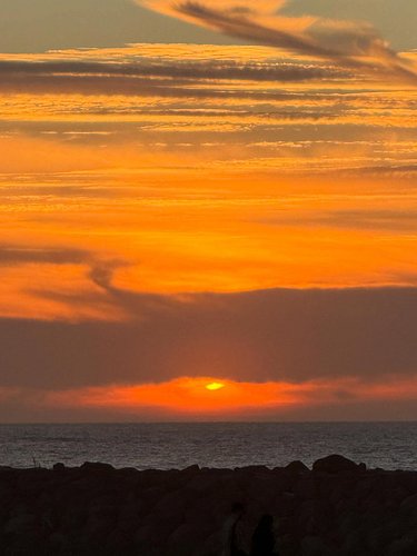 Sunset in Espinho. #atlanticsunset #portuguesesunset
