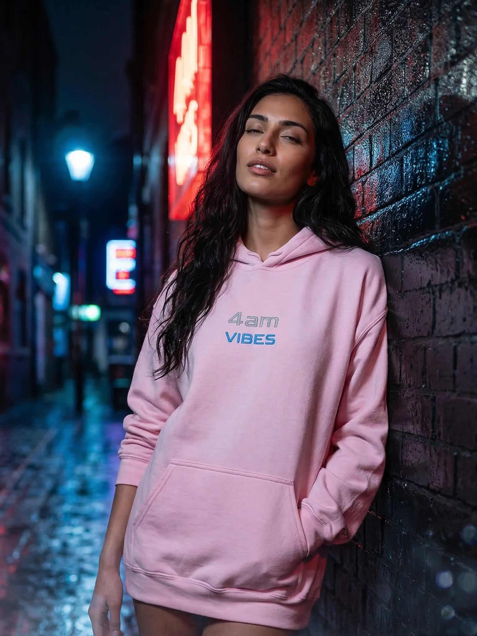 4 AM VIBES Classic Unisex Oversized Hoodie product image (25)