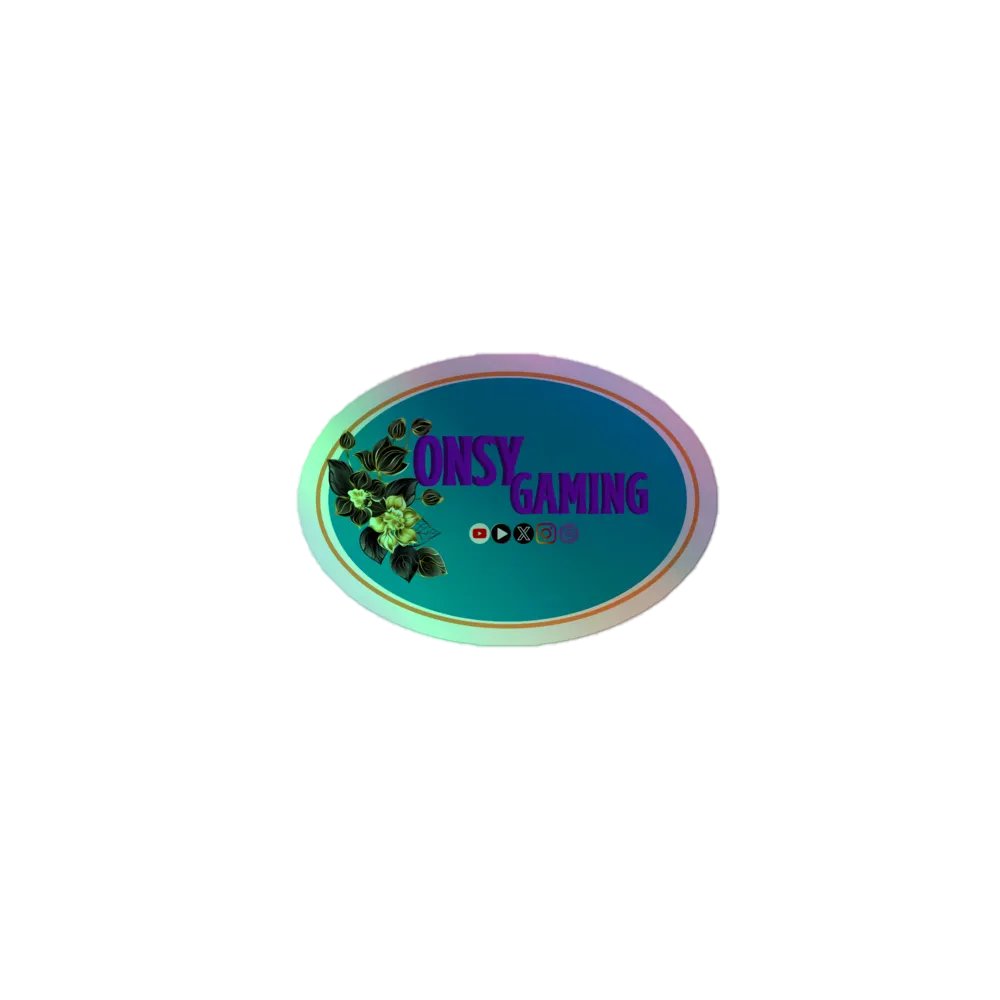 Logo holographic sticker product image (1)
