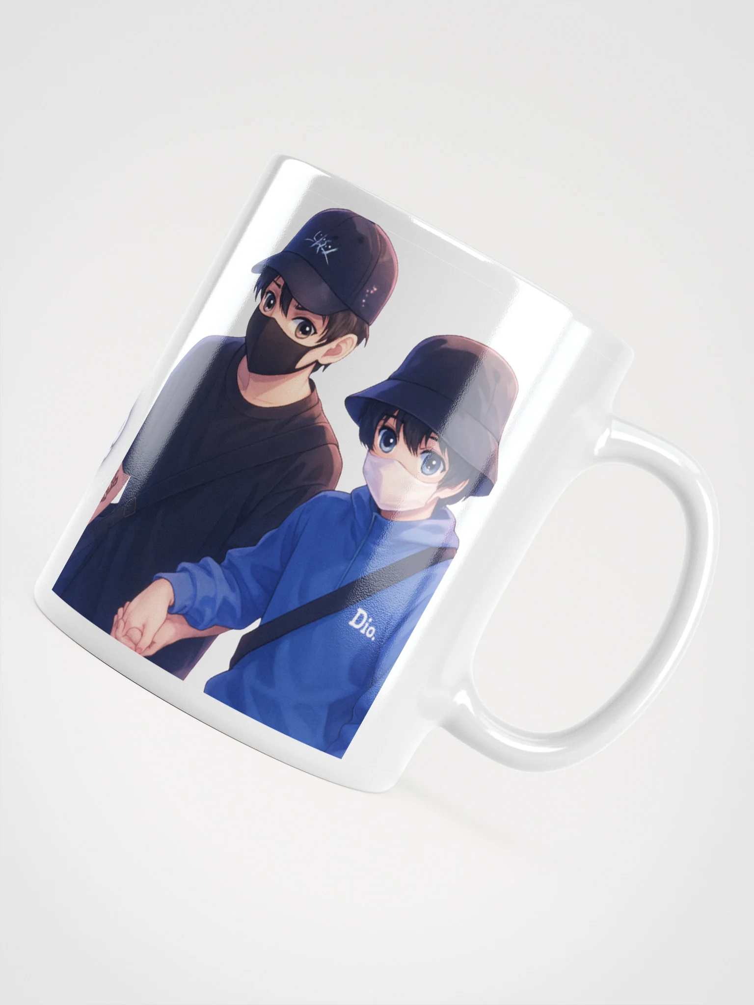 Airport hand holding Mug product image (5)