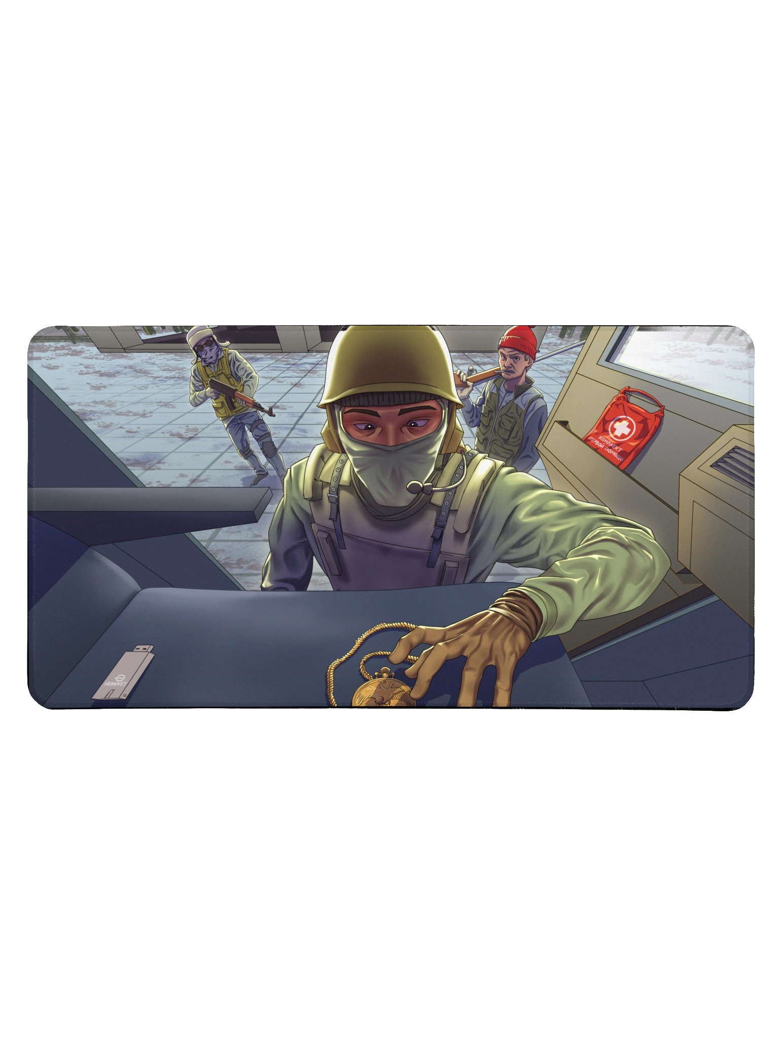 The Early Wipe Struggle Desk Mat (15.5" x 31.5") product image (1)