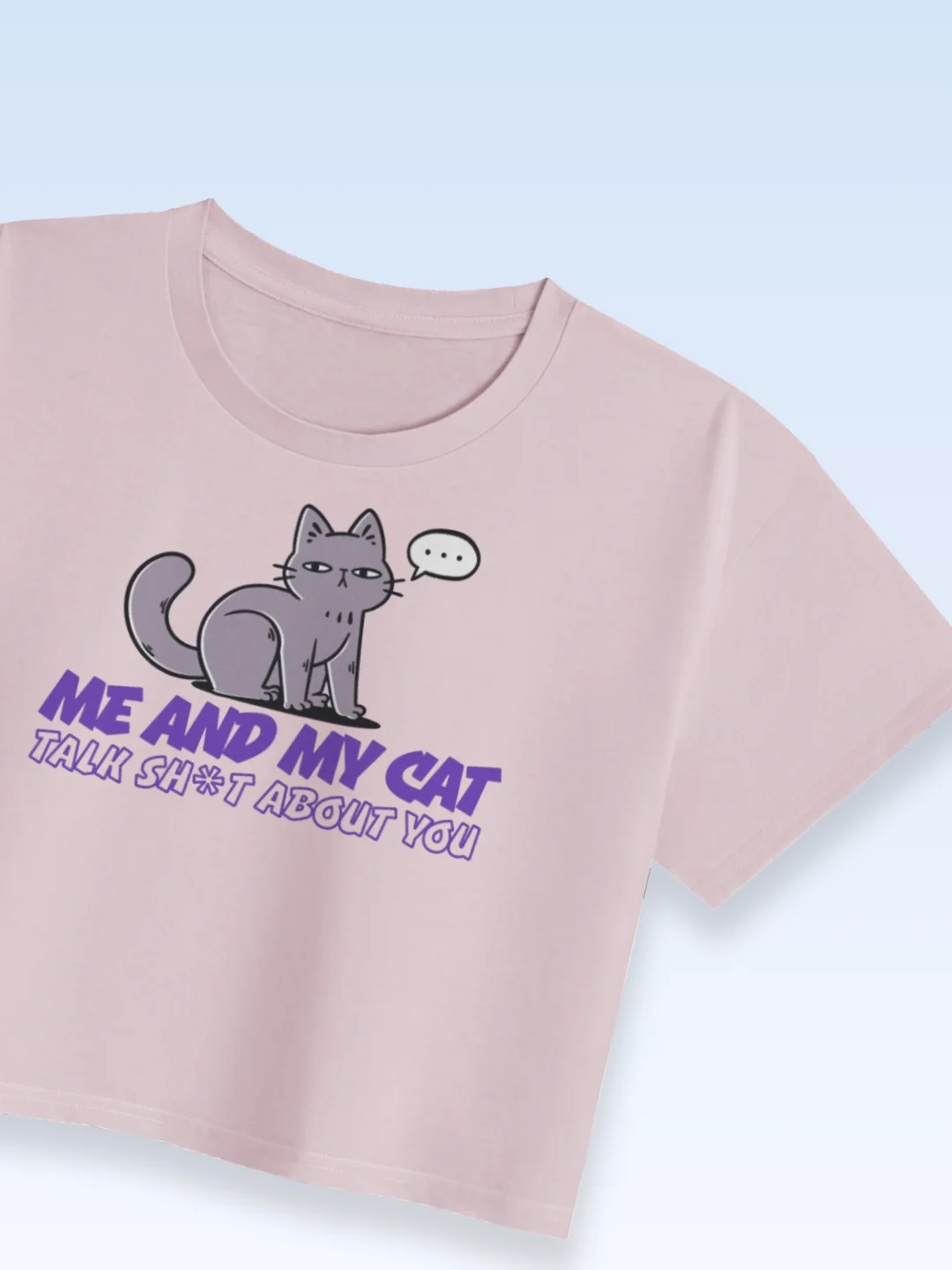 Me And My Cat Crop Tee product image (1)