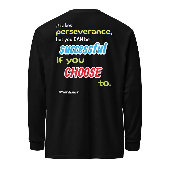 Heavyweight Long Sleeve Shirt [Quote 6] | Garment-Dyed, Unisex product image (1)