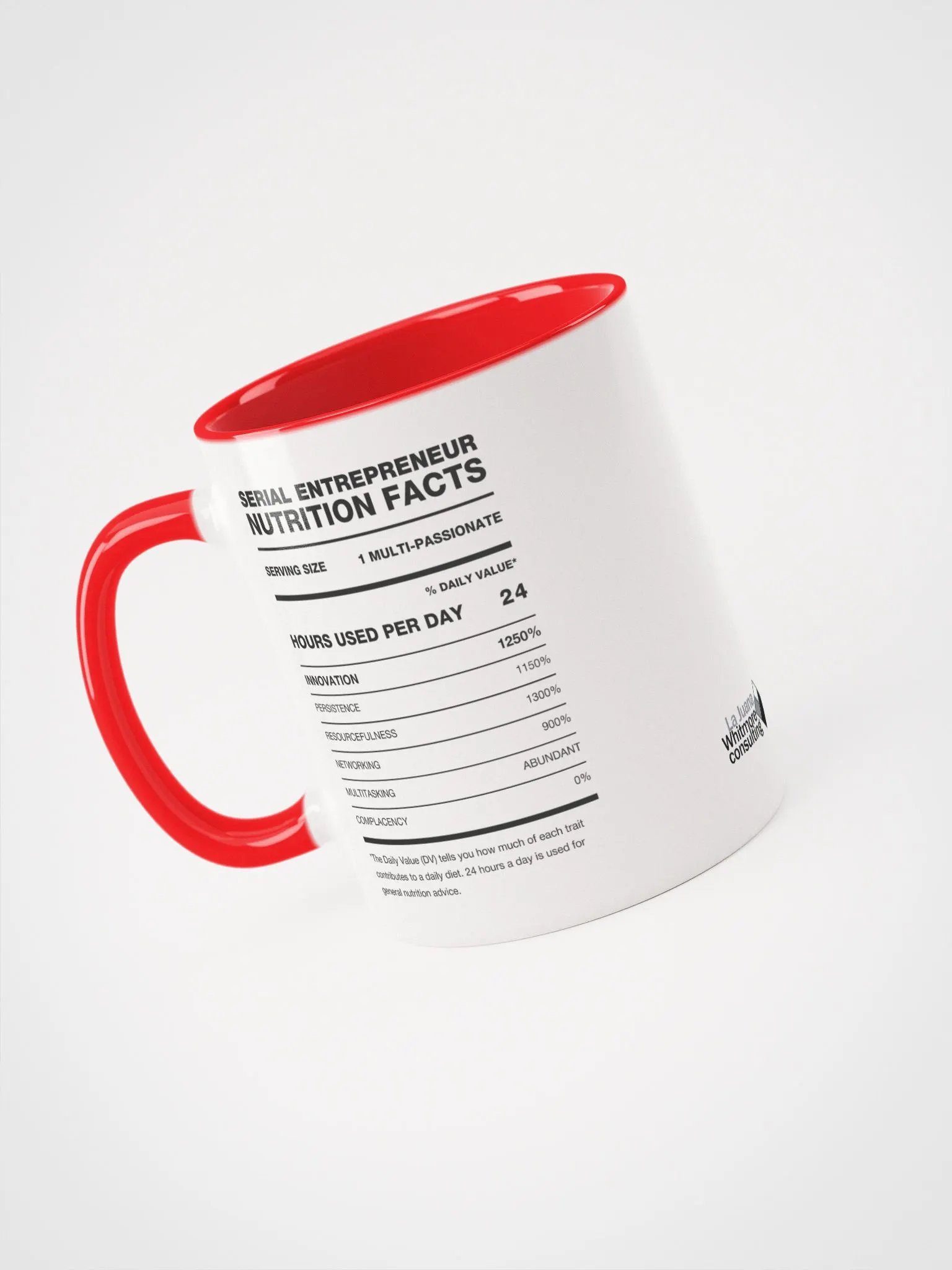 SERIAL ENTREPRENEUR Nutrition Facts Ceramic Mug product image (4)