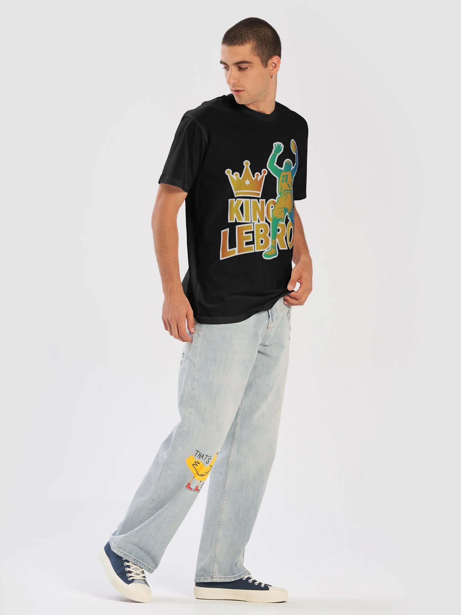 King LeBron Dunk Unisex T-Shirt product image (5)