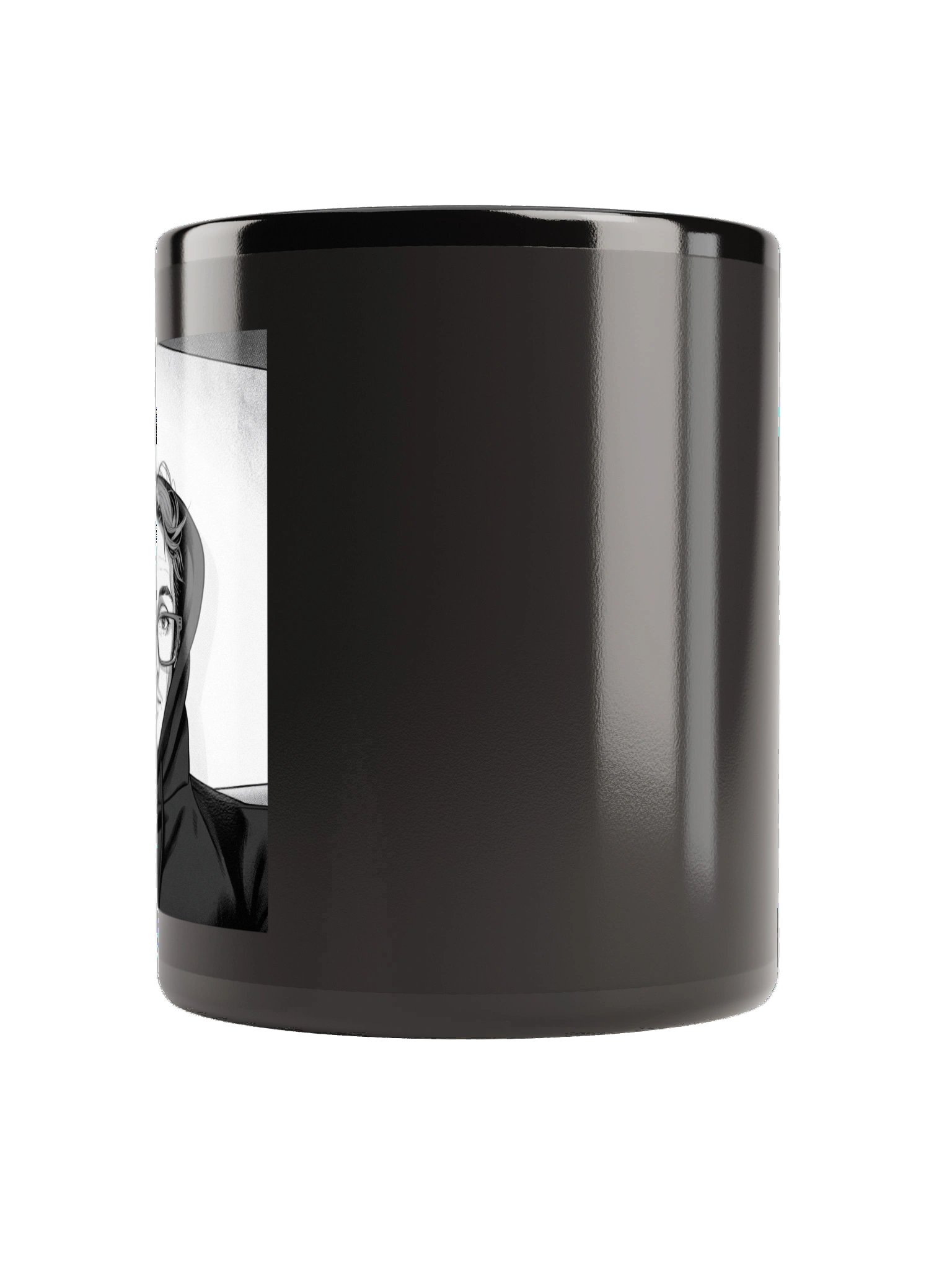 itssCSChris Black and White Cartoon Coffee Mug product image (4)