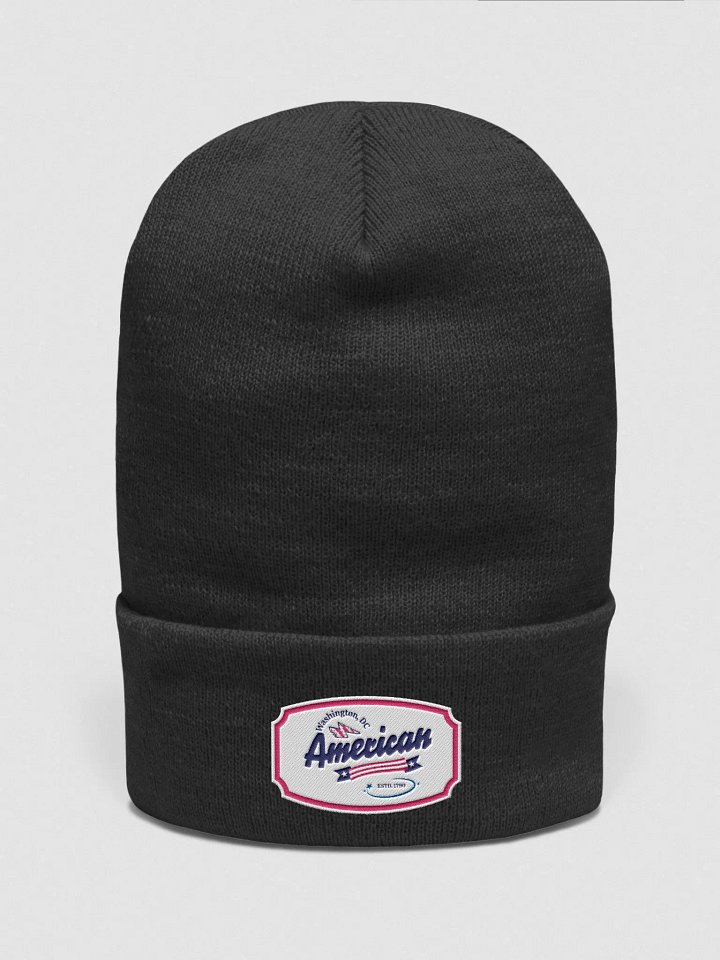Washington DC American Flag Cuffed Beanie product image (1)
