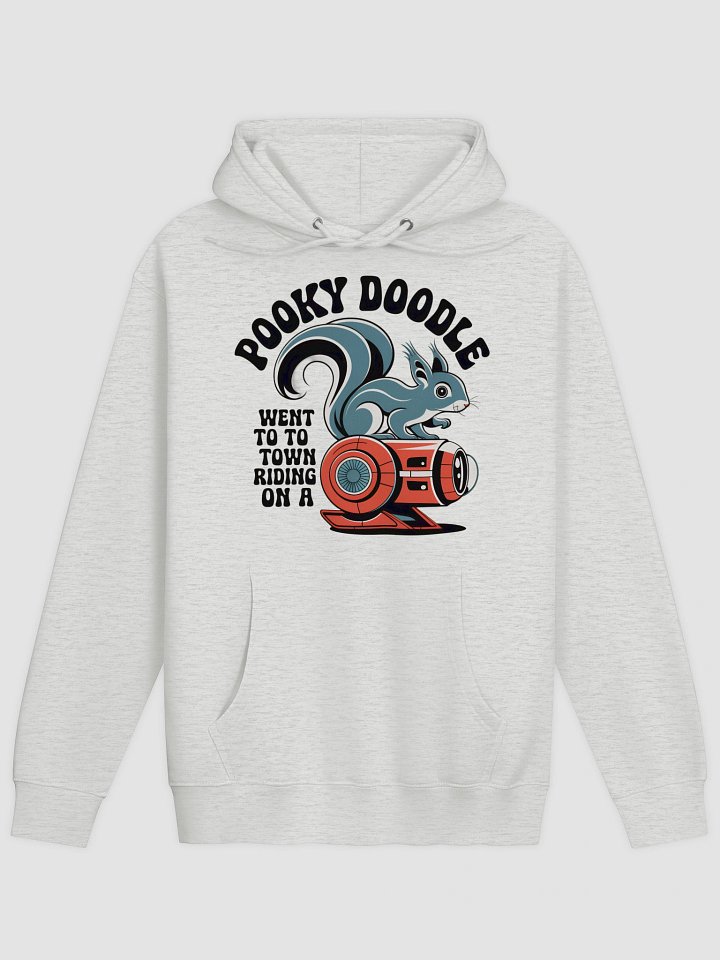 Premium, super soft Hoodie, Pooky Rides a Robot product image (1)