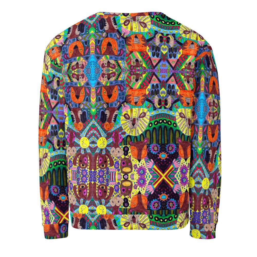 Abstract Doodle Animals Unisex Sweatshirt product image (6)