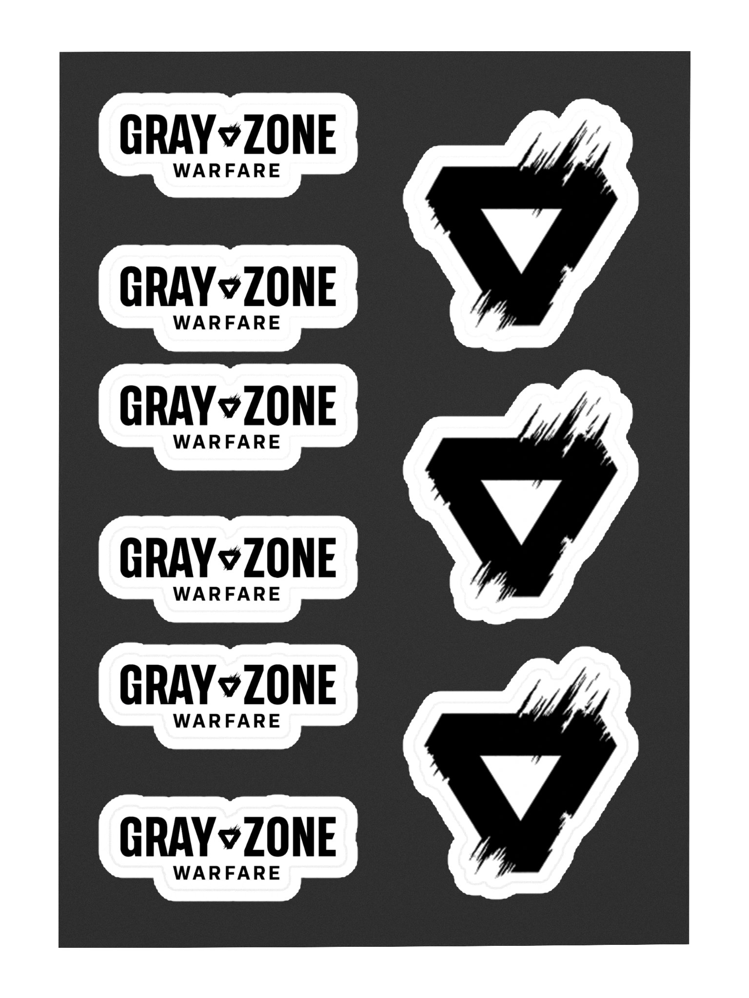 Gray Zone Warfare Stickers - Black product image (3)