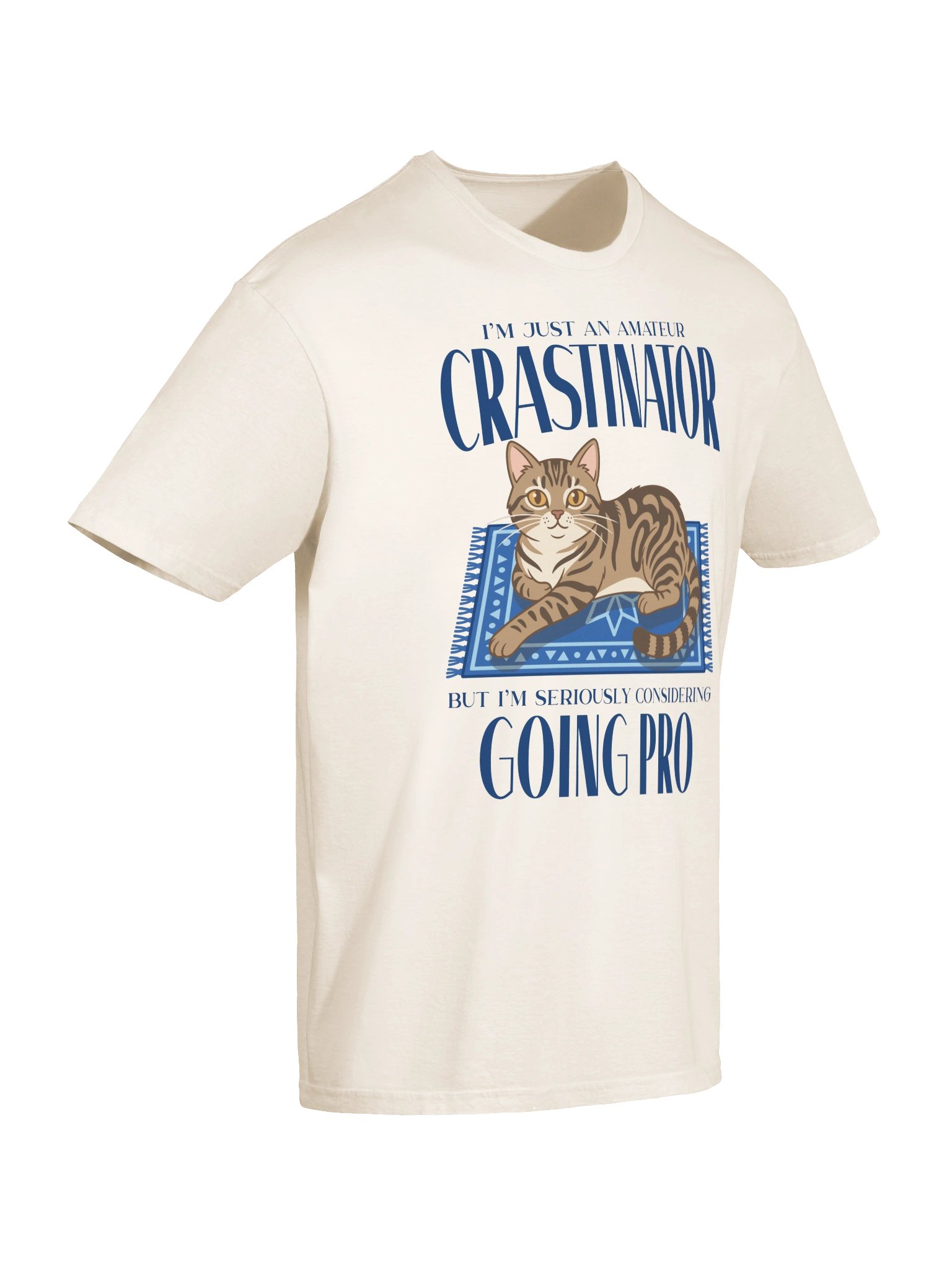Amateur Crastinator Tabby Cat Shirt product image (7)