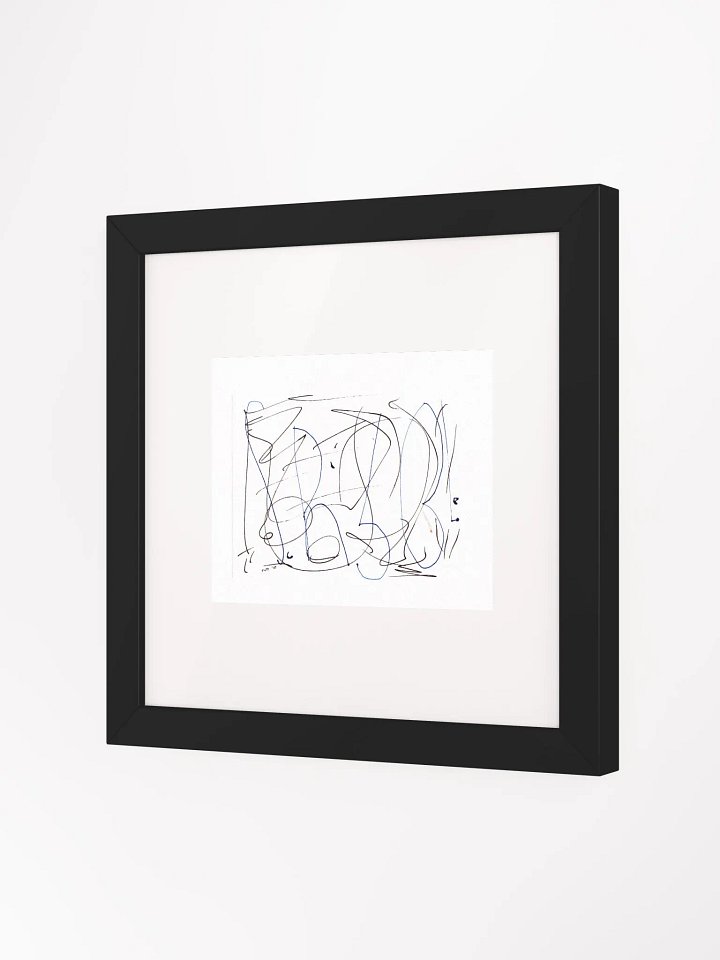 Babble Panel Card Print Framed product image (2)