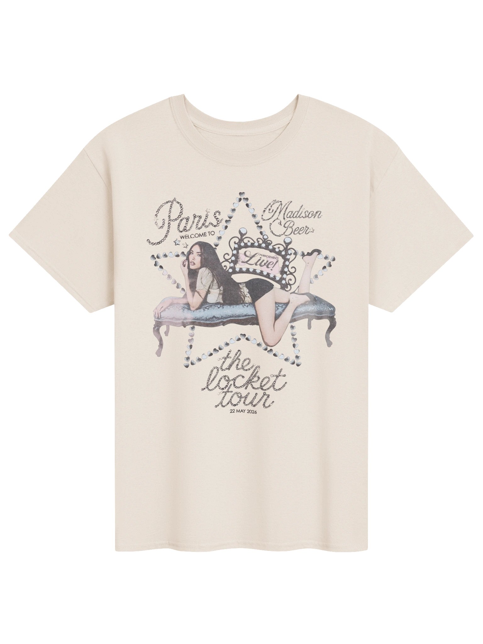 Madison Beer The Locket Tour New York Paris Tshirt product image (1)