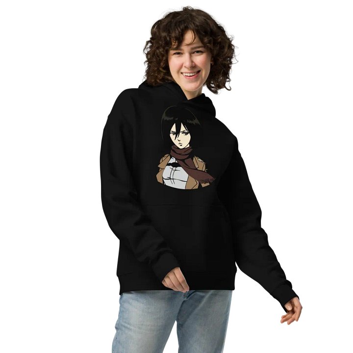 Determined Spirit Mikasa Ackerman Oversized Hoodie product image (2)