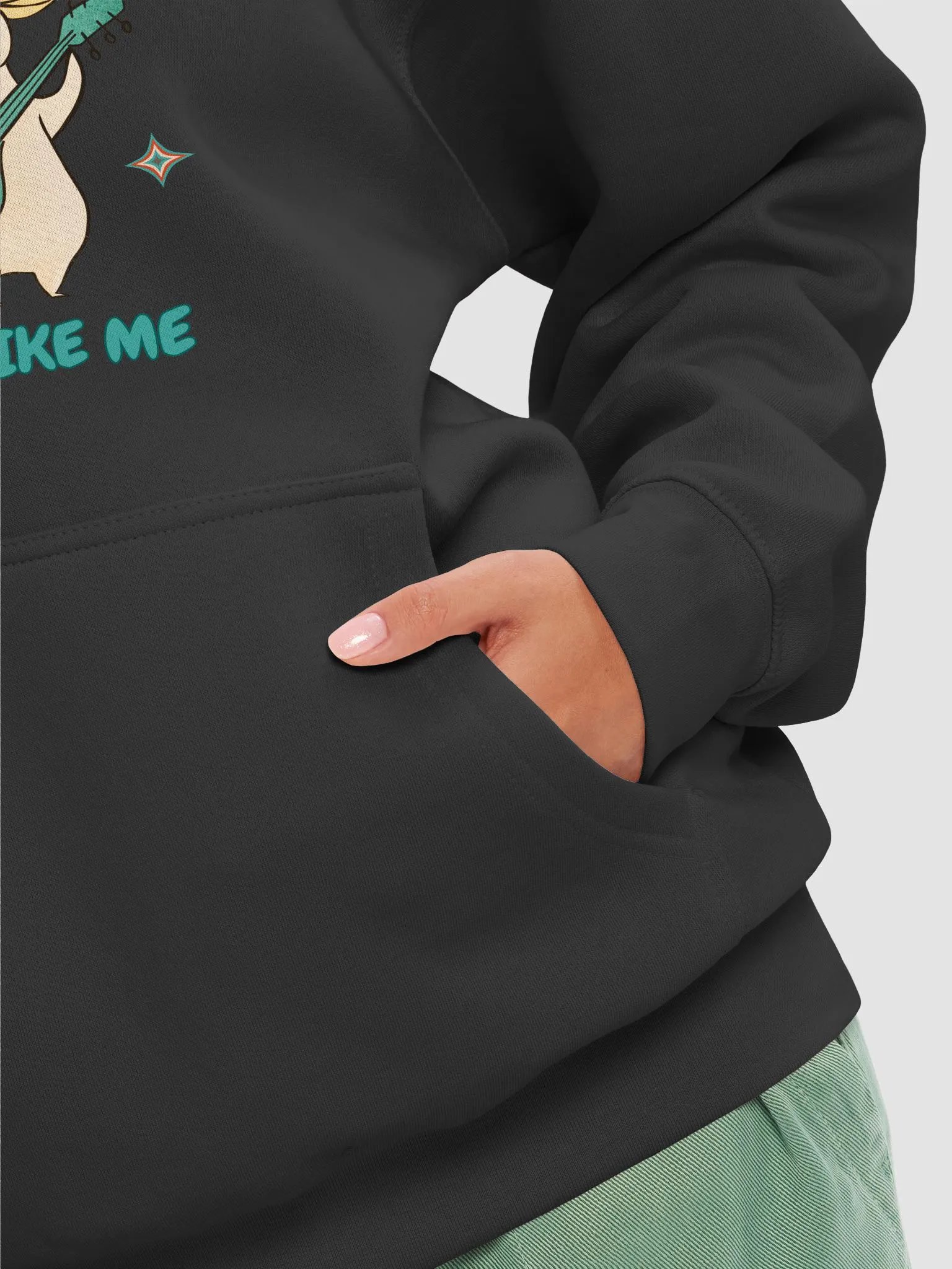 Melodic Hare Guitarist Hoodie product image (8)