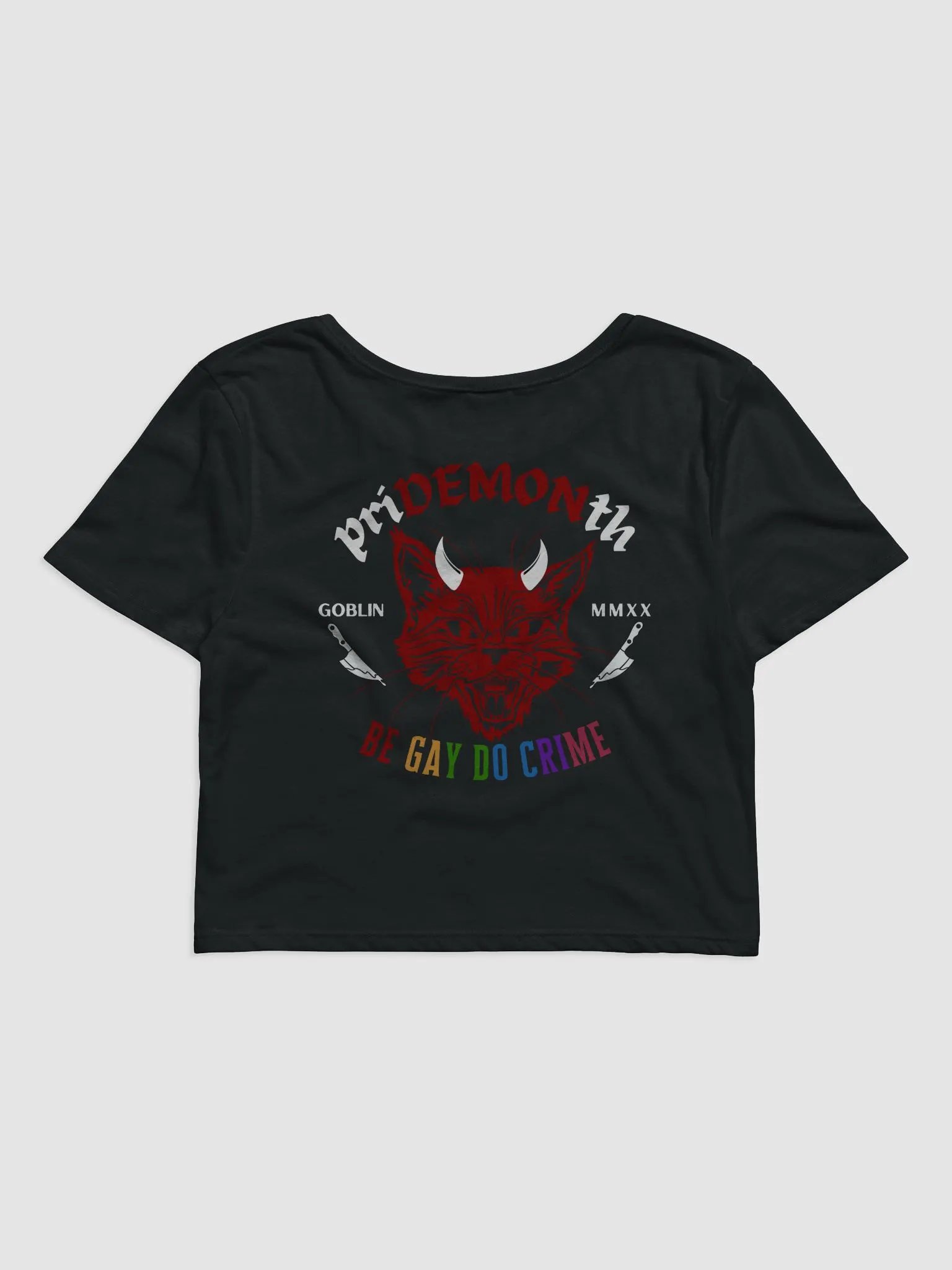 priDEMONth Crop Top {Dark} product image (6)