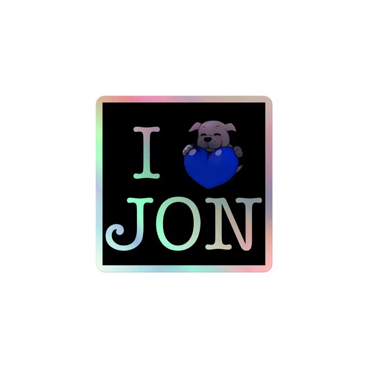 I LOVE JON STICKER product image (1)