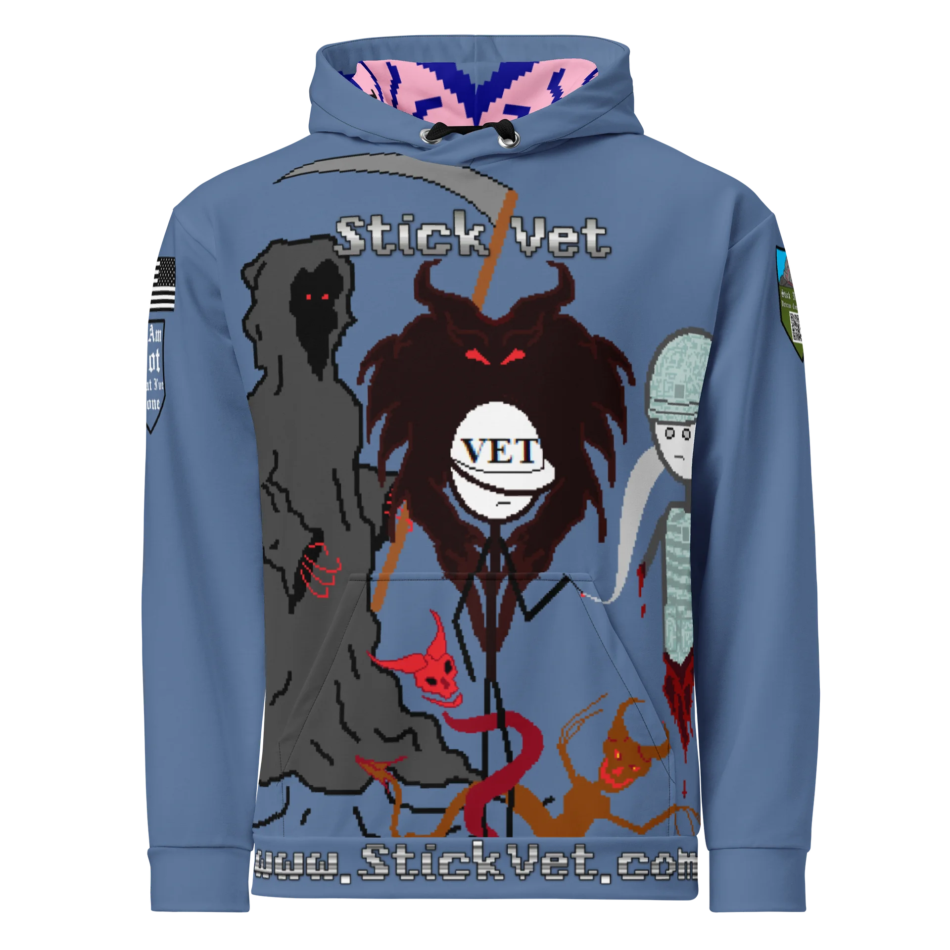Stick Vet's Demons Athletic Hoodie product image (3)