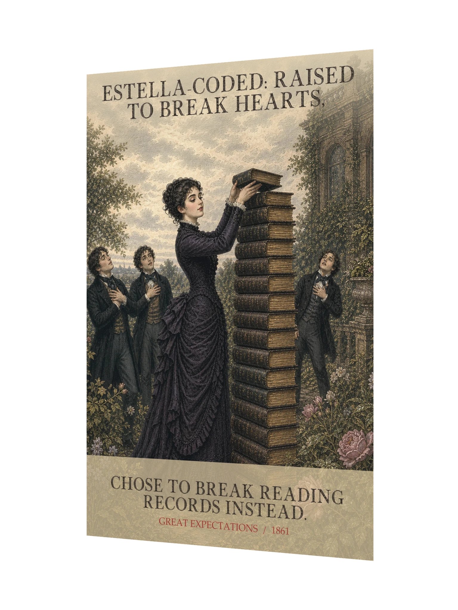 Estella Coded Raised Break Hearts Chose Break -- Great Expectations Art Print product image (11)