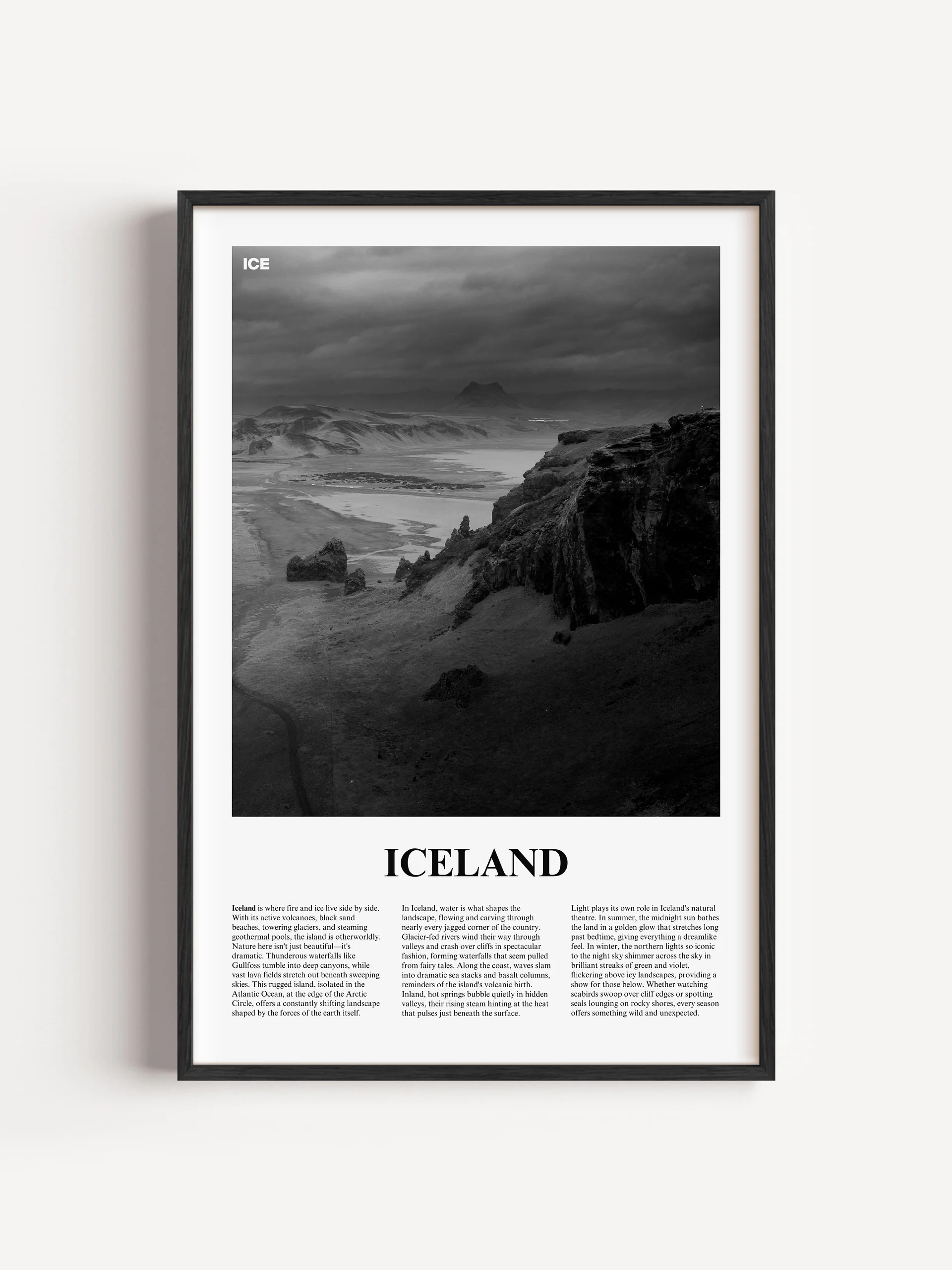 Iceland 04 Newspaper Poster product image (1)