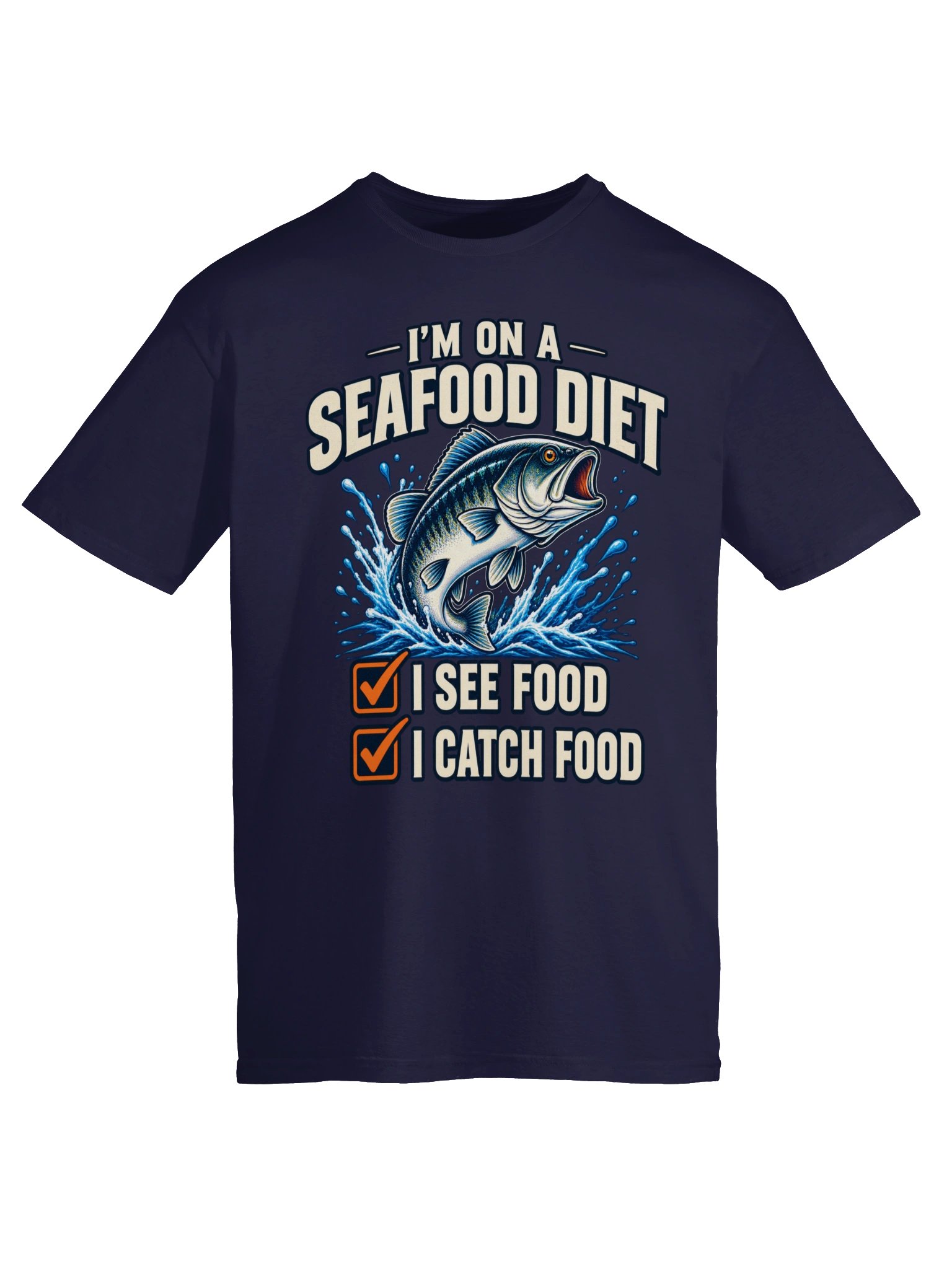 I’M ON A SEAFOOD DIET T-shirt product image (5)