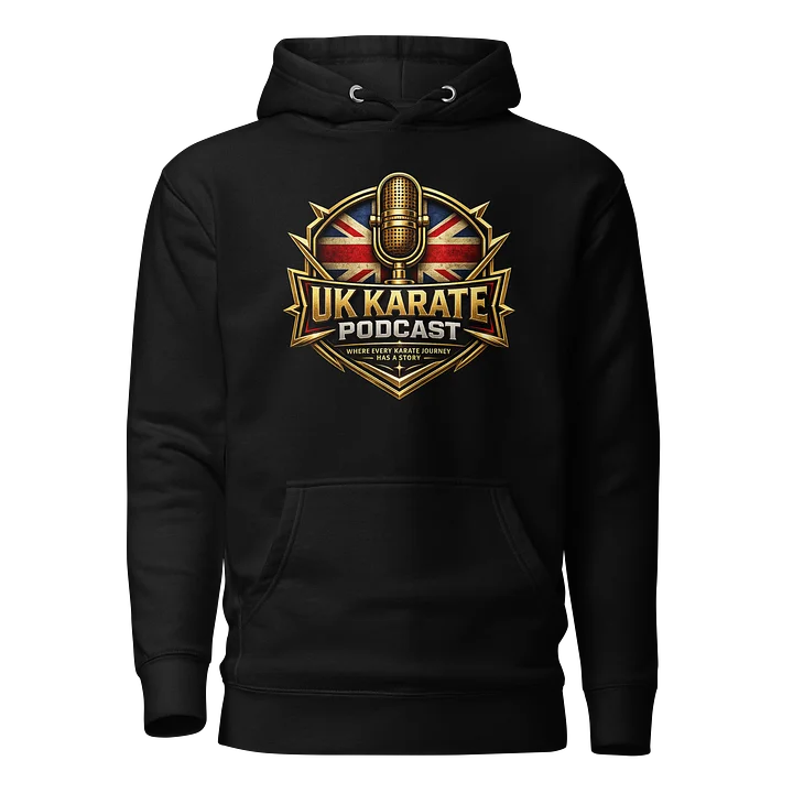 Large Shield Logo Hoodie– UK Karate Podcast product image (1)