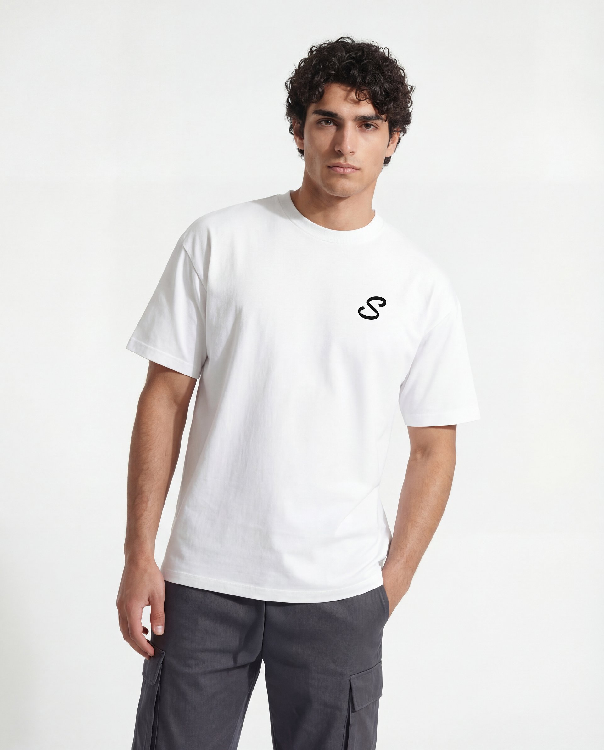 Setter Oversize Tee — White product image (4)