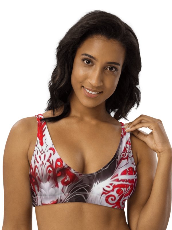 Mythical Feline Recycled Padded Bikini Top product image (1)