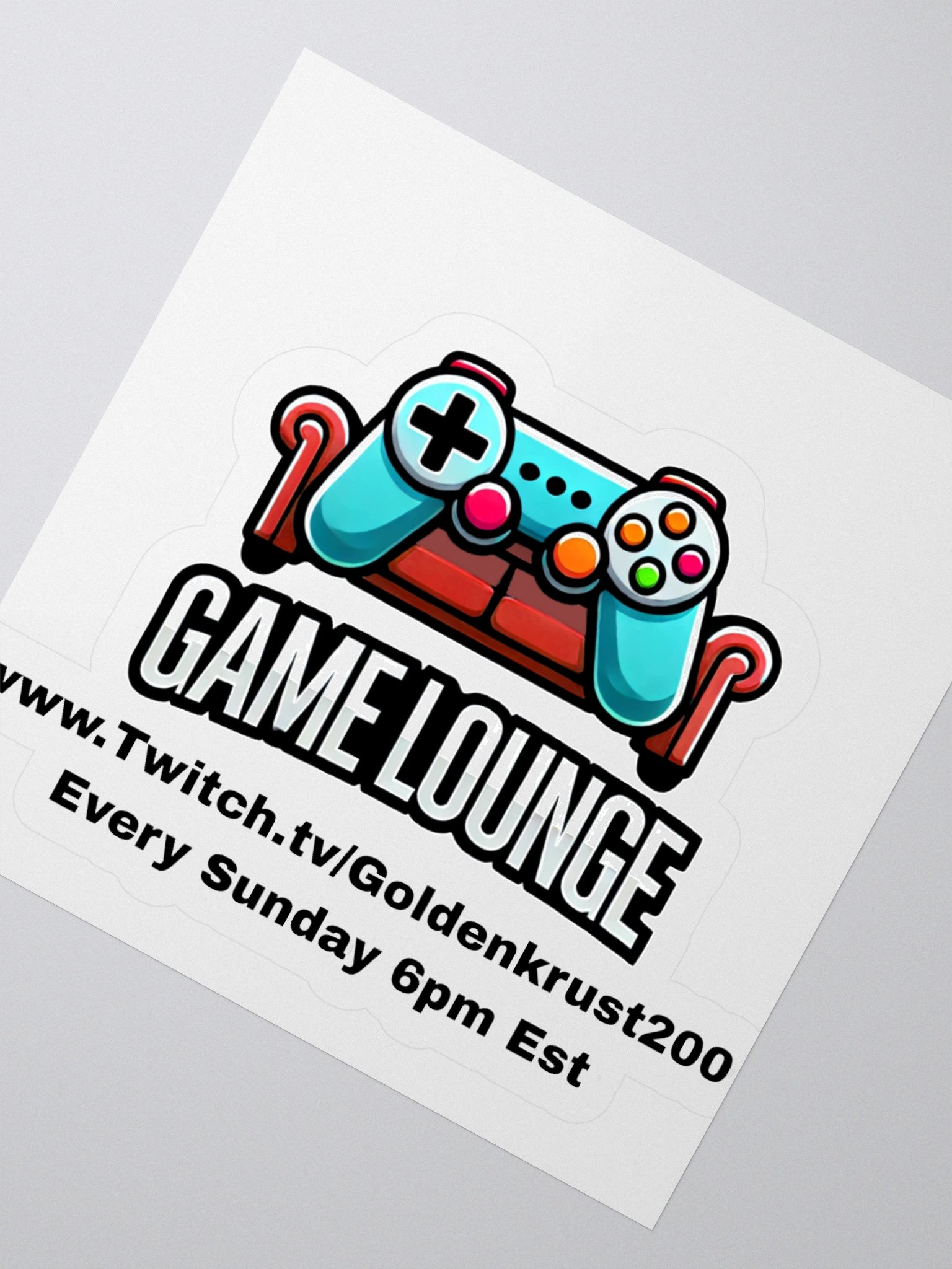 GAME LOUNGE SLAP STICKER product image (2)