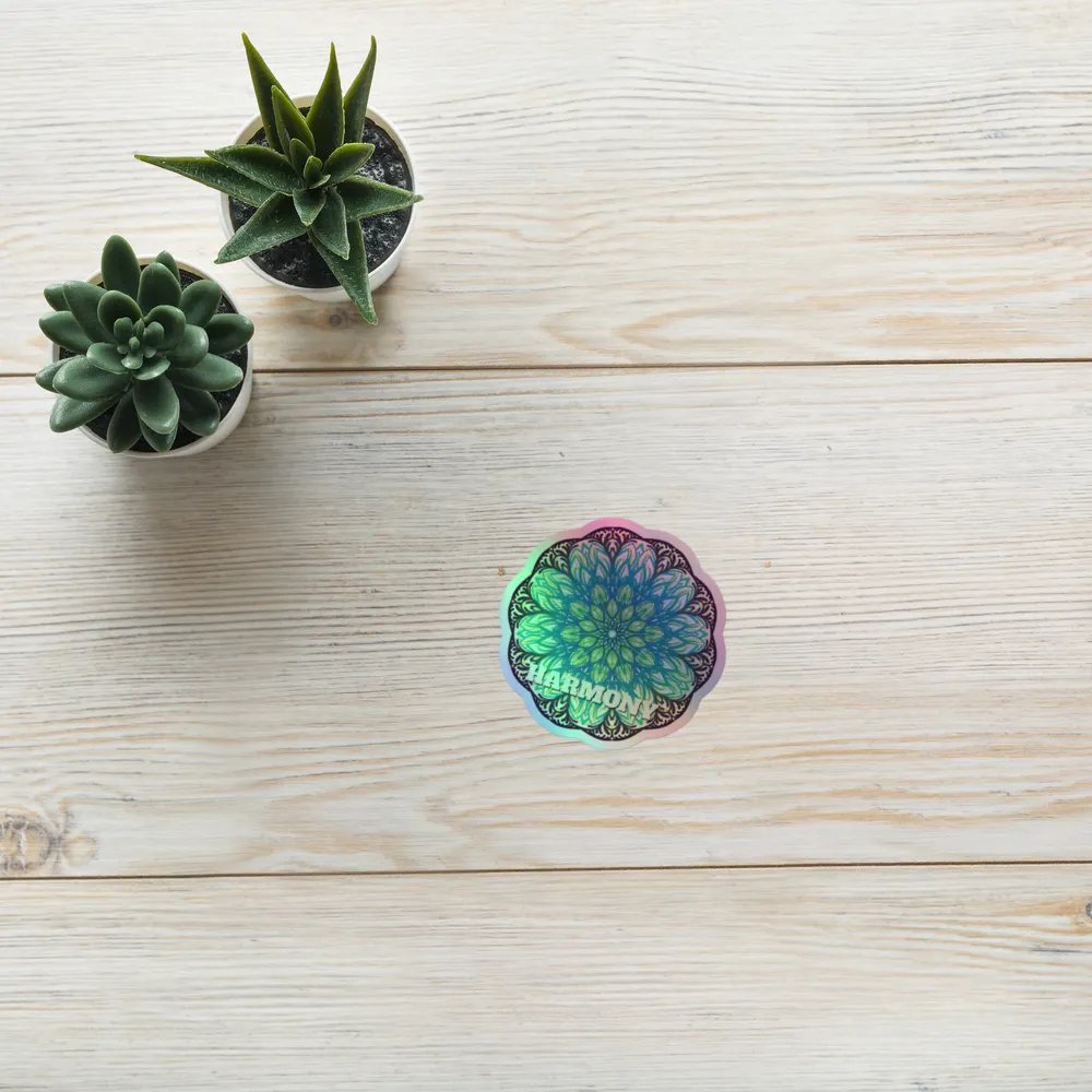 Harmony Mandala Holographic Sticker Sheet product image (10)
