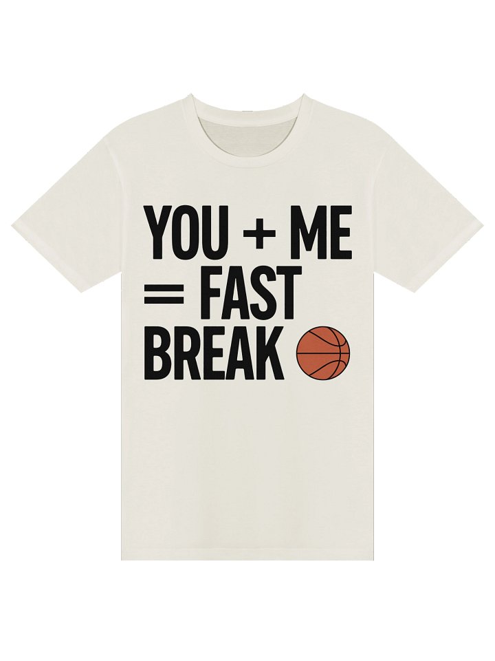 "YOU + ME" Basketball Unisex T-Shirt product image (1)