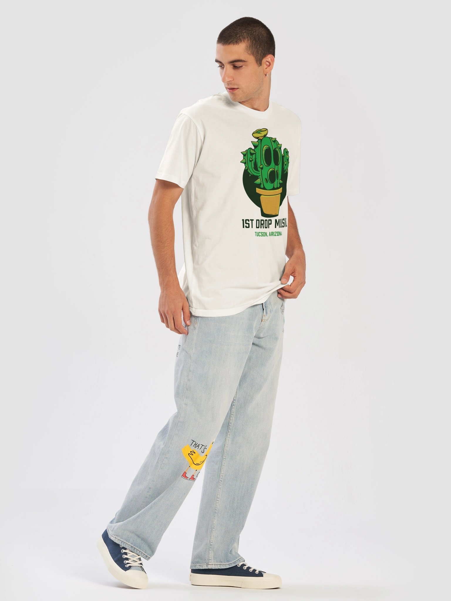 1st Drop Music Tucson Party Cactus T-shirt product image (20)