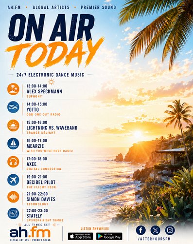 Weekend has arrived, fresh new shows and music today. 🎶