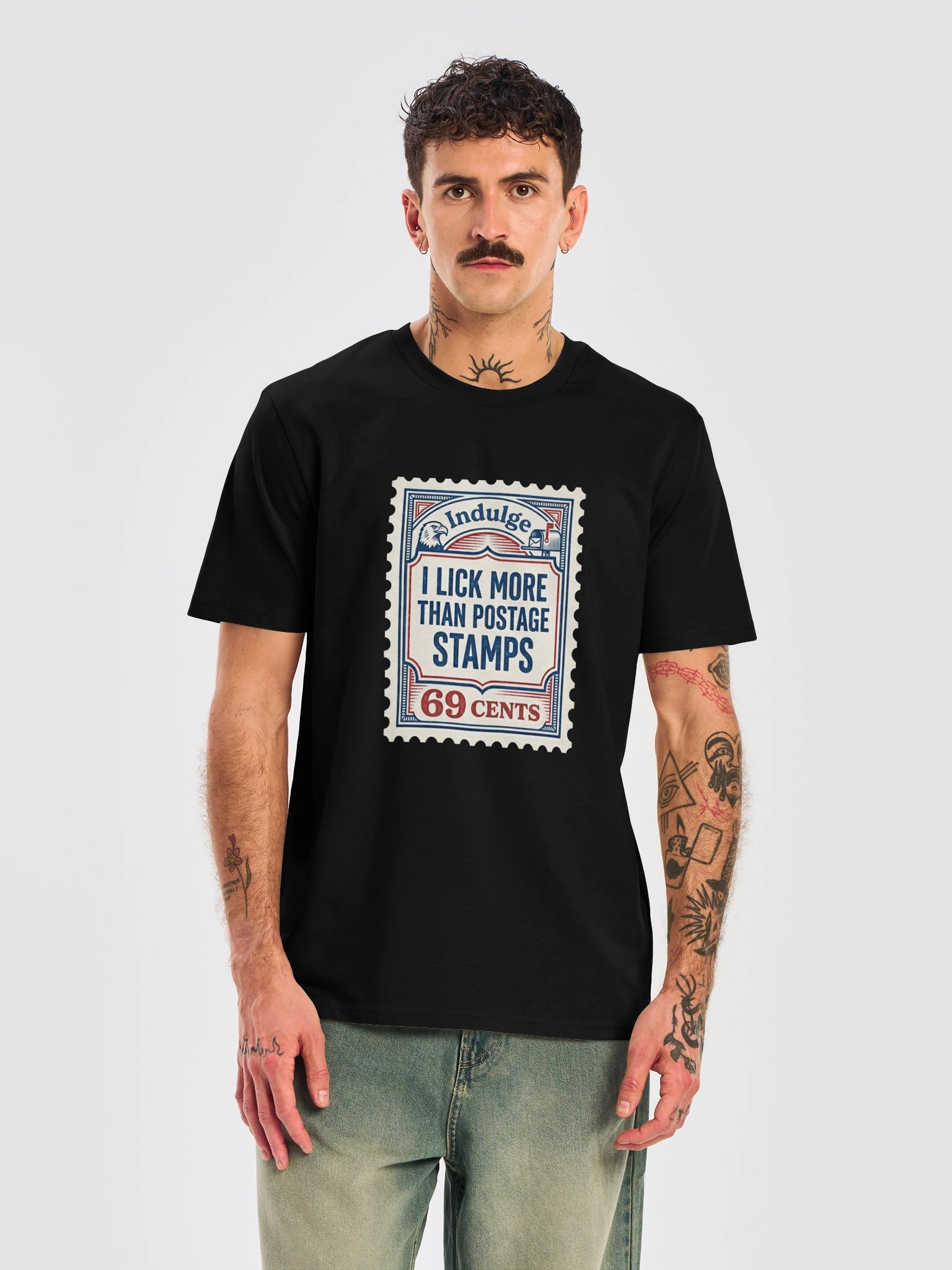 I Lick More Than Postage Stamps Novelty T-Shirt product image (32)