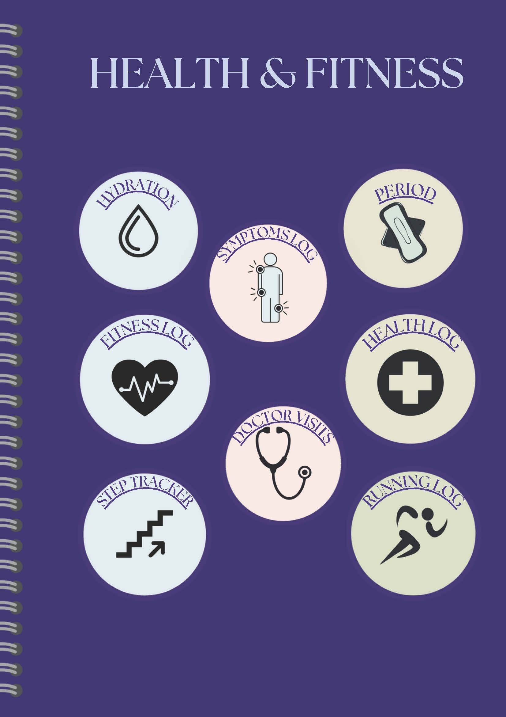 Detailed Undated Planner - Abstract Purple Marble product image (5)