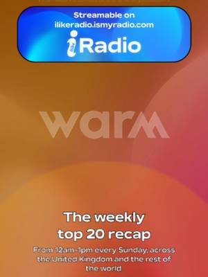 🔴 | The WARM Global Dance Radio Chart — Live from 12am-1pm UK time on Sunday, 25th October 2026: CasterFM: http://ilikeradio.ismyradio.com LeonXM: https://ilikepresents.short.gy/leonxm OnlineRadioBox: http://onlineradiobox.com/uk/ilike RadioReg: https://radioreg.net/stations/683 Typical Nerds LIVE! Player: https://live.typicalnerds.uk/?station=ilikeradio More ways to watch ilikeRadio will come throughout this year! #fyp ilikepresents #ilikeradio