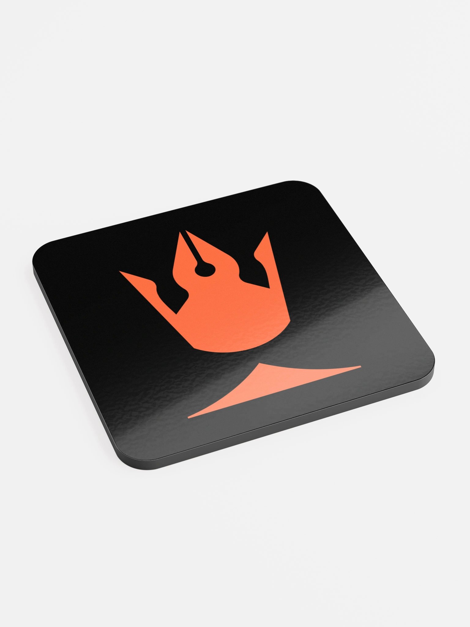 Pixaroma Orange Crown Coaster product image (2)