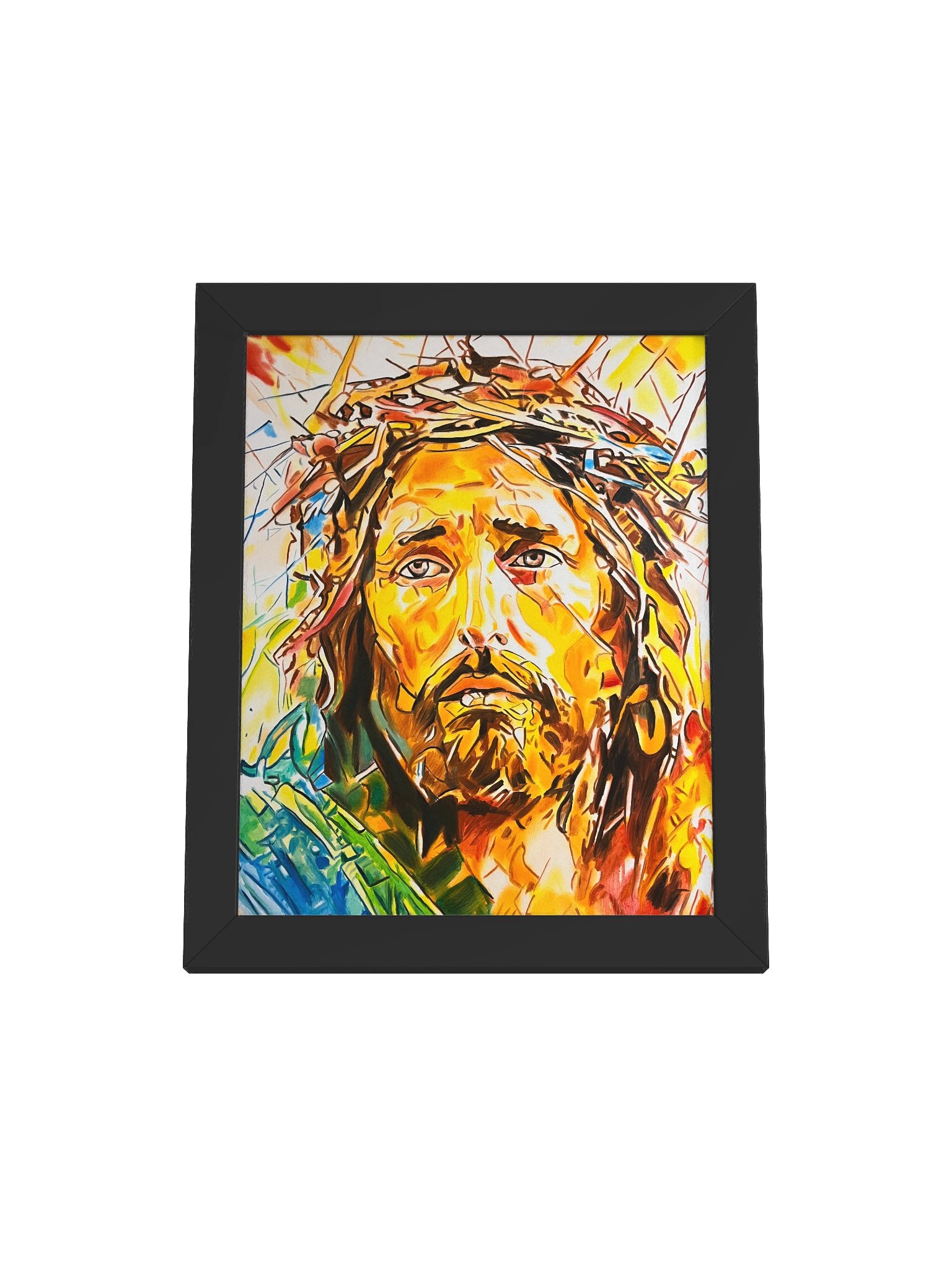 Jesus Christ by Warren Willowdale (Framed High-Quality Matte Fine Art Print) product image (1)