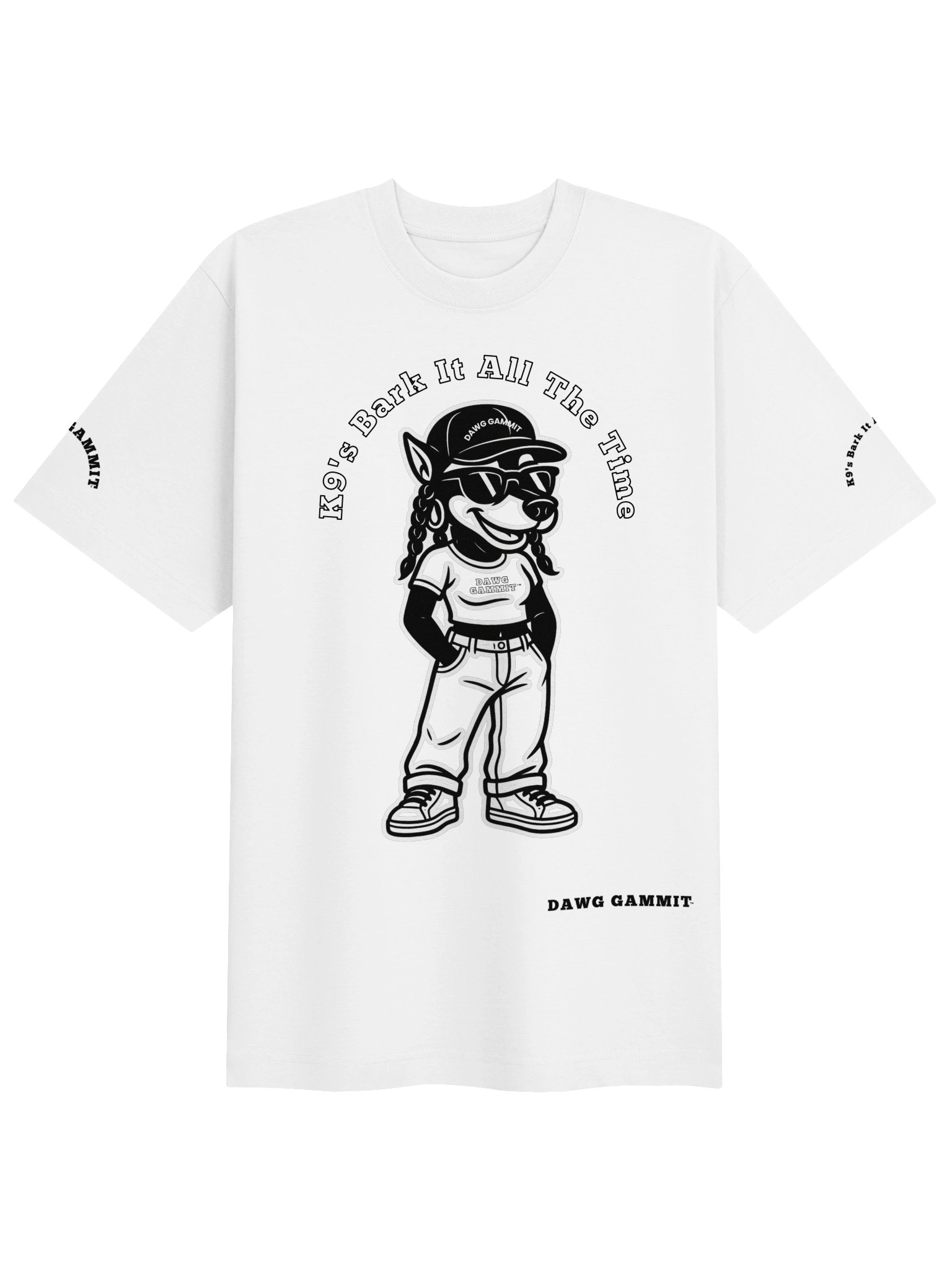 DAWG GAMMIT Female Doberman Dawg Heavy T-shirt product image (1)