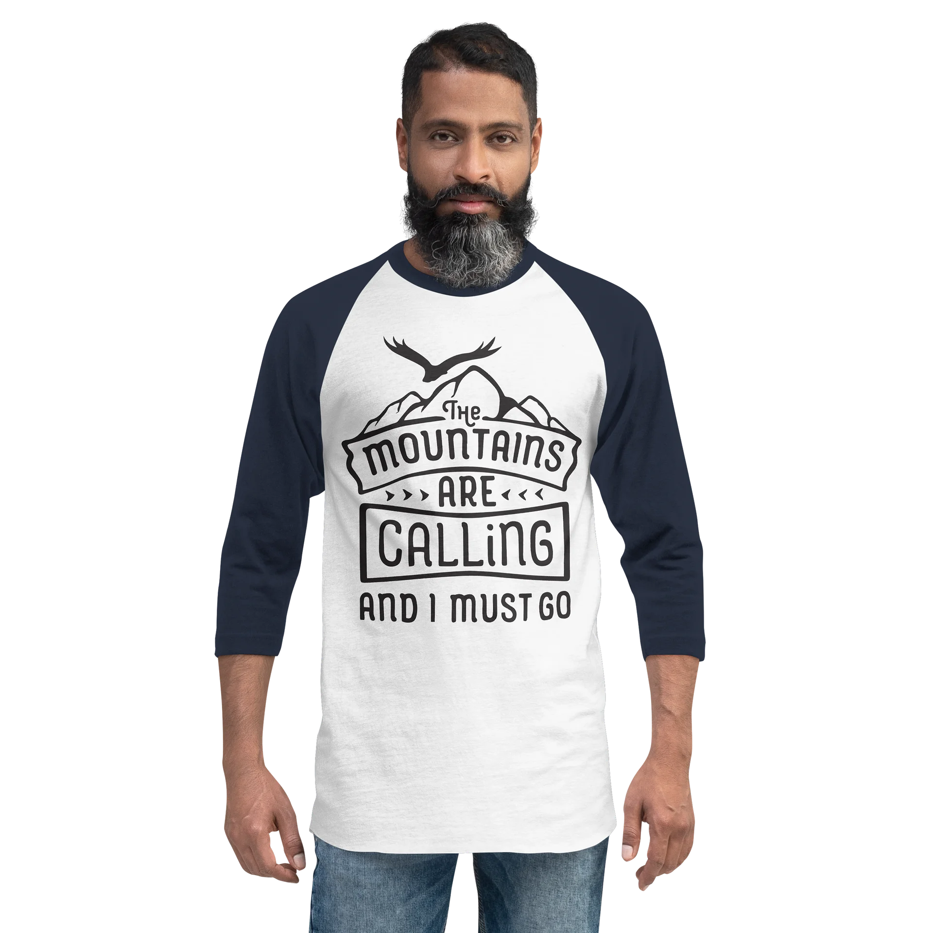 The Mountains Are Calling Raglan Tee product image (29)