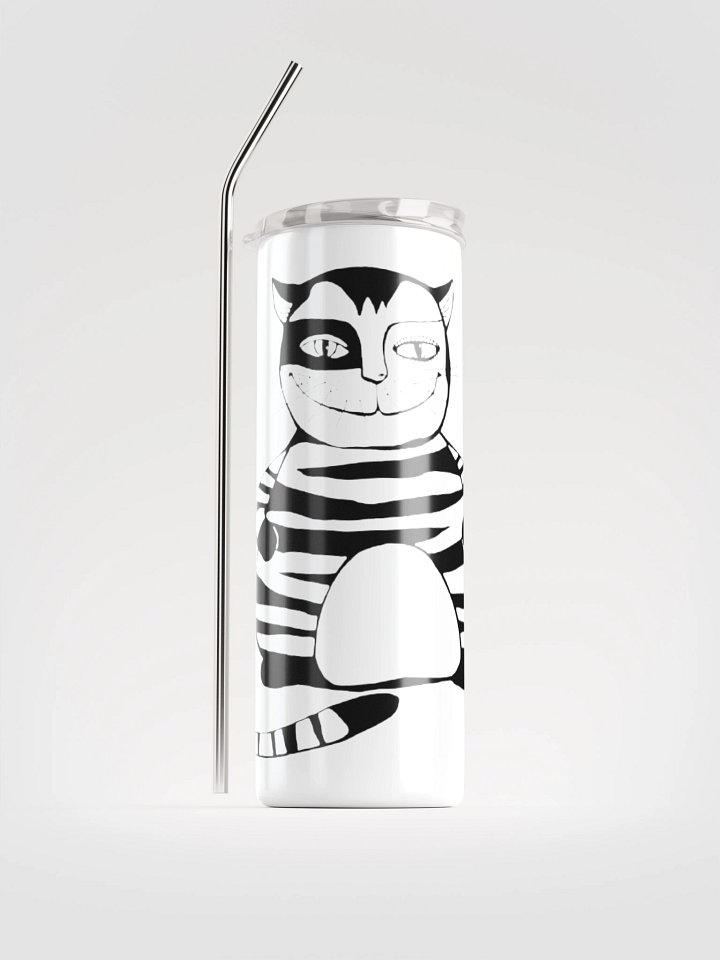 Eco-Friendly Stainless Steel Tumbler with Reusable Straw product image (1)