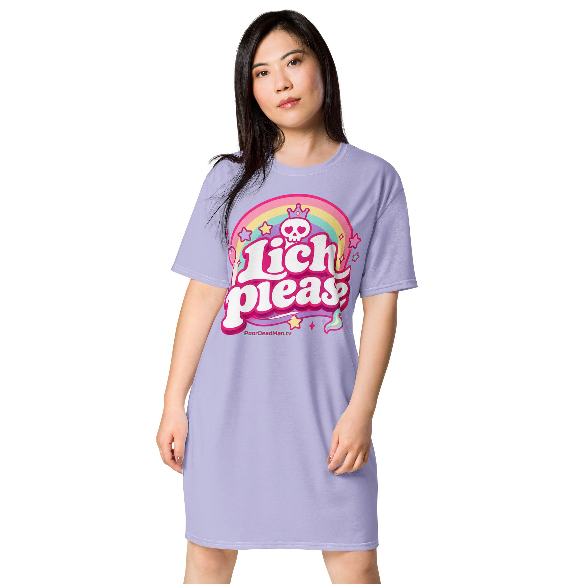 Lich Please T-Shirt Dress product image (1)